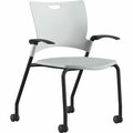 9To5 Seating CHAIR, STCK, PLSTC, 25in, WE/BK NTF1315A12BFP05